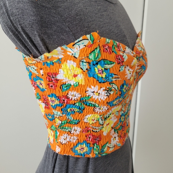 Zara Smocked Tube Top - Picture 8 of 10